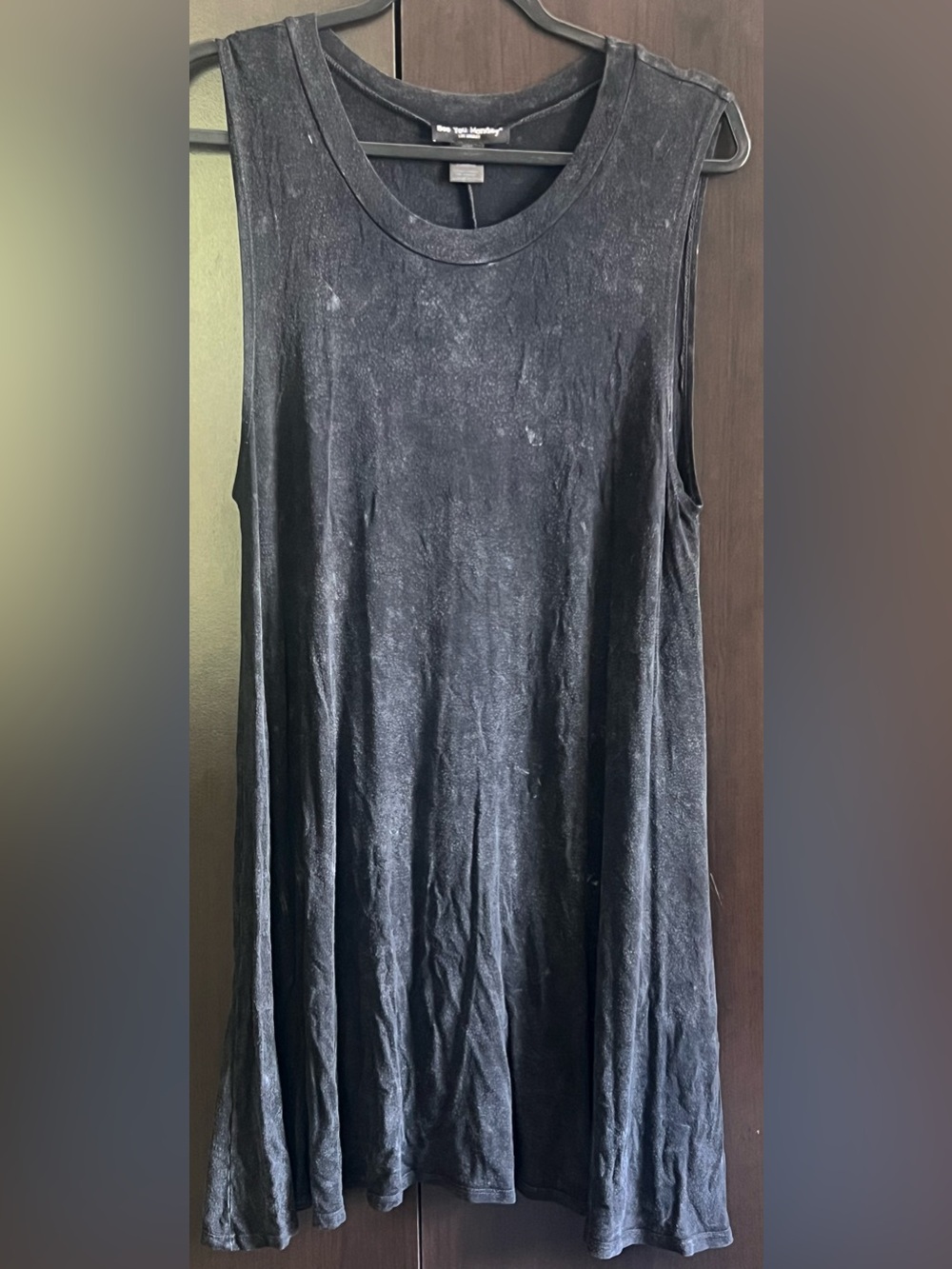 Vintage Wash T-shirt Tank Dress